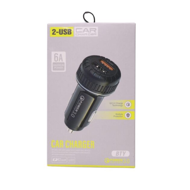 Car Charger 2usb BTY