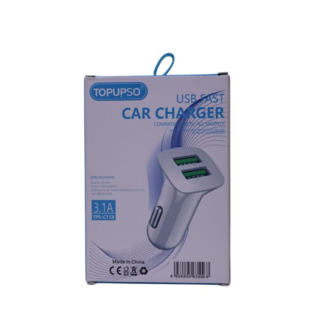 TOPUPSO Car Charger 2usb