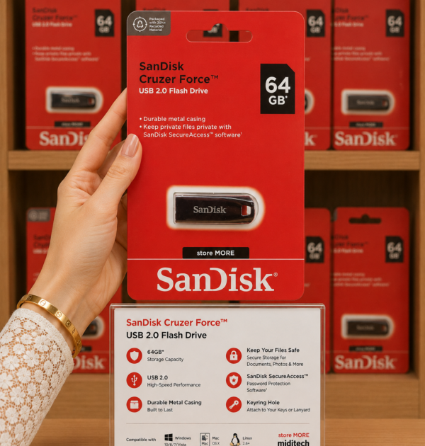 فلاشة ذاكرة SANDISK 64