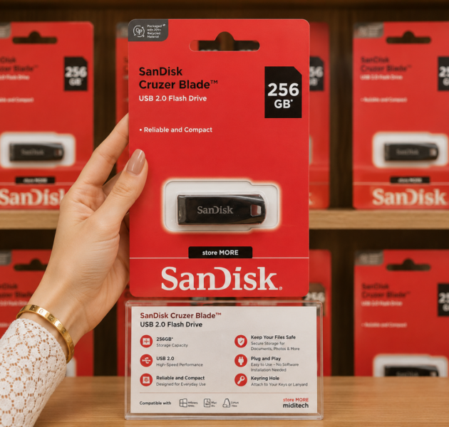 فلاشة ذاكرة SANDISK 256